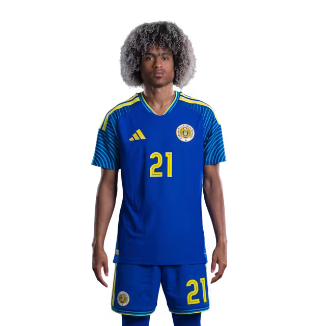 2026 World Cup Curaçao National Football Team Jersey (Player Version/Match Version) — Midfielders: No. 10 Leandro Bacuna, No. 15 Arjany Martha, No. 21 Tahith Chong, No. 22 Kevin Felida/ Jersey de Kopa Mundial 2026 Selection National di Futbòl Kòrsou
