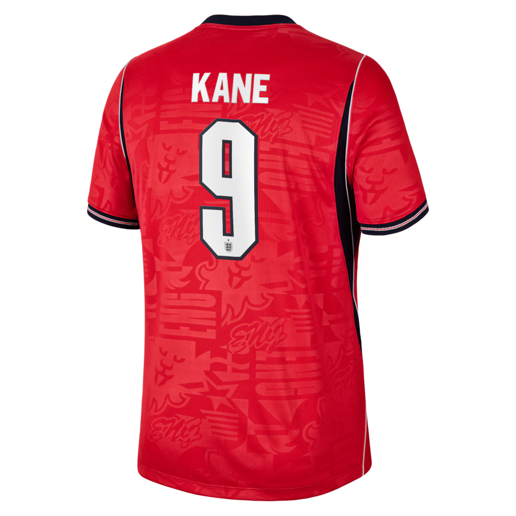 2026 World Cup Kane England Soccer Jersey Player Version  Match Version - No.9 Home White and Away Red