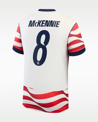 2026 World Cup Weston McKennie USA Soccer Jersey Player Version  Match Version - No. 8 Home Red&White and Away Black