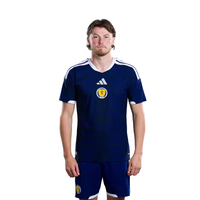 Scotland National Football Team 2026 World Cup Jersey (Player Version/Match Version) — Defenders: No.16 Dominic HYAM, No.22 Nathan PATTERSON,No.24 Anthony RALSTON, No.26 Scott MCKENNA