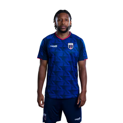 Cape Verde National Team 2026 World Cup Jersey (Player Version/Match Issue) — Defenders: No. 5 Logan Costa, No. 15 Sidny Lopes Cabral, No. 22 Steven Moreira/Defesas: Nº 5 Logan Costa, Nº 15 Sidny Lopes Cabral, Nº 22 Steven Moreira