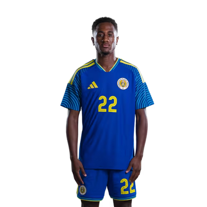 2026 World Cup Curaçao National Football Team Jersey (Player Version/Match Version) — Midfielders: No. 10 Leandro Bacuna, No. 15 Arjany Martha, No. 21 Tahith Chong, No. 22 Kevin Felida/ Jersey de Kopa Mundial 2026 Selection National di Futbòl Kòrsou
