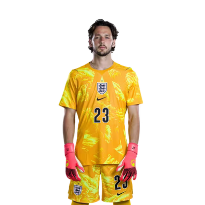 England National Soccer Team 2026 FIFA World Cup Jerseys (Player Version and Match Version) – Goalkeepers: #1 Jordan PICKFORD, #13 Dean Henderson, #23 James TRAFFORD