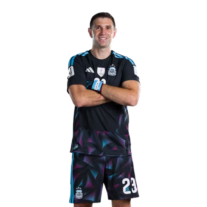 Argentina National Football Team 2026 World Cup Jersey (Player Version/Match Version) — Goalkeepers: No.1 Juan MUSSO, No.12 Geronimo RULLI, No.23 Emiliano MARTINEZ / Porteros: No.1 Juan MUSSO, No.12 Gerónimo RULLI, No.23 Emiliano MARTINEZ