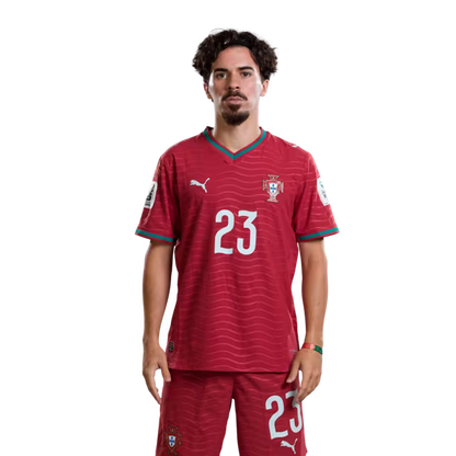 Portugal National Team 2026 World Cup Jersey (Player Version/Match Version) — Midfielders: No. 15 João Neves, No. 21 Rúben Neves, No. 23 Vitinha / Médios: Nº 15 JOAO NEVES, Nº 21 RUBEN NEVES, Nº 23 VITINHA