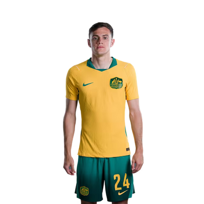 Australia National Soccer Team 2026 FIFA World Cup Jerseys (Player Version and Match Version) – Midfielders: #22 Jackson IRVINE,#24 Paul OKON-ENGSTLER