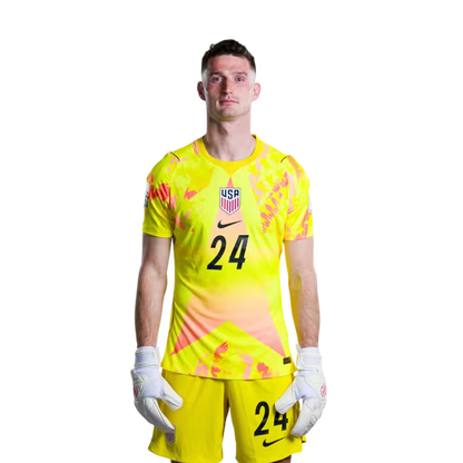 USA 2026 World Cup Jerseys - Player Version, Match Version - Goalkeepers: 1 Matt TURNER, 24 Matt FREESE, 25 Chris BRADY