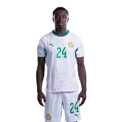 Senegal National Football Team 2026 World Cup Jersey (Player Version/Match Version) — Defenders: No.24 Antoine MENDY, No.25 El Hadji Malick DIOUF / Defenseurs : No.24 Antoine MENDY, No.25 El Hadji Malick DIOUF