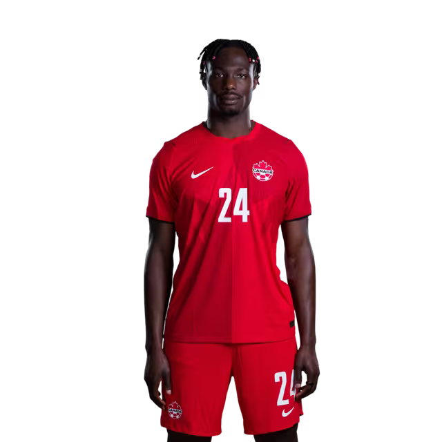 Canada National Soccer Team 2026 FIFA World Cup Jerseys (Player Version and Match Version) – Forwards: #17 Tajon BUCHANAN, #20 Ali AHMED, #24 Promise DAVID, #26 Jayden Nelson