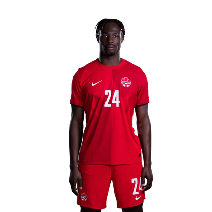 Canada National Soccer Team 2026 FIFA World Cup Jerseys (Player Version and Match Version) – Forwards: #17 Tajon BUCHANAN, #20 Ali AHMED, #24 Promise DAVID, #26 Jayden Nelson