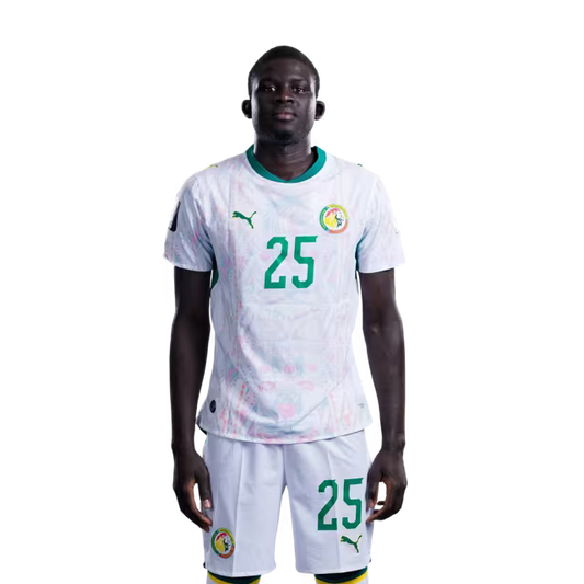 Senegal National Football Team 2026 World Cup Jersey (Player Version/Match Version) — Defenders: No.24 Antoine MENDY, No.25 El Hadji Malick DIOUF / Defenseurs : No.24 Antoine MENDY, No.25 El Hadji Malick DIOUF