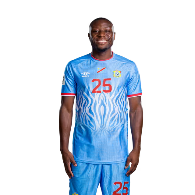 Congo DR National Football Team 2026 World Cup Jersey (Player Version/Match Version) — Midfielders: No.18 Charles PICKEL, No.25 Edo Kayembe / Milieu de terrain : N°18 Charles PICKEL, N°25 Edo Kayembe