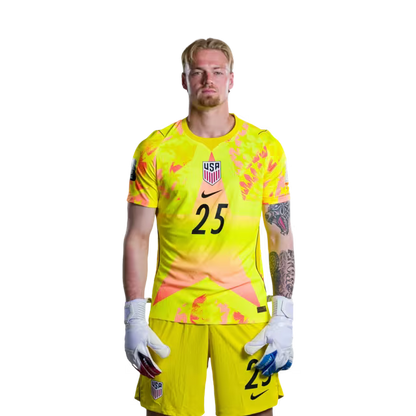 USA 2026 World Cup Jerseys - Player Version, Match Version - Goalkeepers: 1 Matt TURNER, 24 Matt FREESE, 25 Chris BRADY