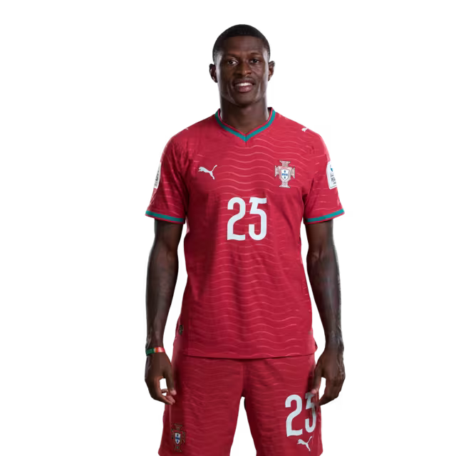 Portugal National Team 2026 World Cup Jersey (Player Version/Match Version) – Defenders: No. 20 João Cancelo, No. 24 Samu Costa, No. 25 Nuno Mendes / Defesas: Nº 20 JOAO CANCELO, Nº 24 SAMU COSTA, Nº 25 NUNO MENDES