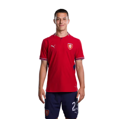 Czech Republic National Team 2026 World Cup Jersey (Player/Match Version) — Midfielders: No. 18 Michal Sadílek, No. 22 Tomáš Souček, No. 24 Alexandr Sojka, No. 25 Hugo Sochůrek/ Dres české fotbalové reprezentace pro mistrovství světa