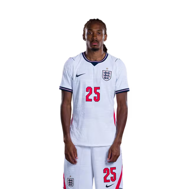 England National Soccer Team 2026 FIFA World Cup Jerseys (Player Version and Match Version) – Defenders: #24 Reece JAMES, #25 Djed SPENCE, #26 Jarell QUANSAH