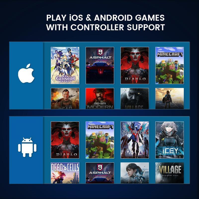 GameSir X2s Bluetooth Mobile Game Wireless Controller for Android and iphone, featuring Hall Effect Sticks & Triggers Console Smartphone