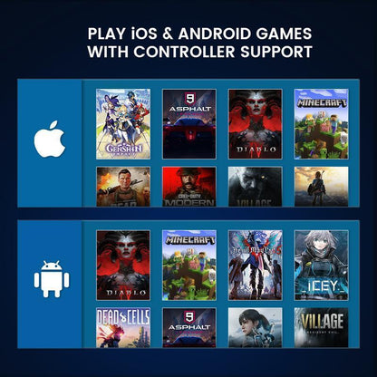 GameSir X2s Bluetooth Mobile Game Wireless Controller for Android and iphone, featuring Hall Effect Sticks & Triggers Console Smartphone