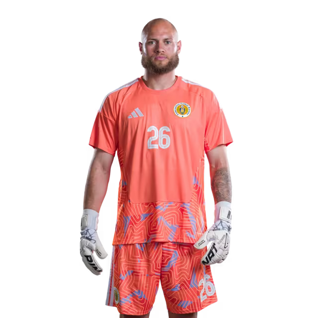 2026 World Cup Curaçao National Football Team Jersey (Player/Match Version) — Goalkeepers: No. 1 Eloy Room, No. 25 Tyrick Bodak, No. 26 Trevor Doornbusch/Porteronan: No.1 Eloy ROOM, No.25 Tyrick BODAK,No.26 Trevor DOORNBUSCH