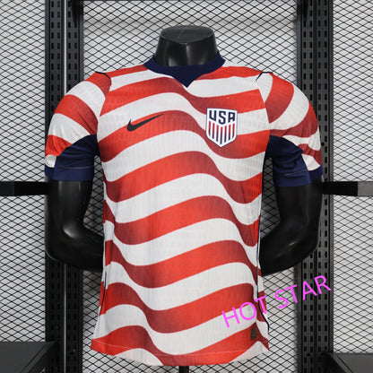 2026 World Cup USA Soccer Jersey Player Version  Match Version-Red&White and Black