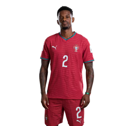 Portugal National Team 2026 World Cup Jersey (Player Version/Match Version) — Defenders: No. 2 Nélson Semedo, No. 3 Rúben Dias, No. 4 Tomás Araújo / Defesas: Nº2 NELSON SEMEDO, Nº3 RUBEN DIAS, Nº4 TOMAS ARAUJO