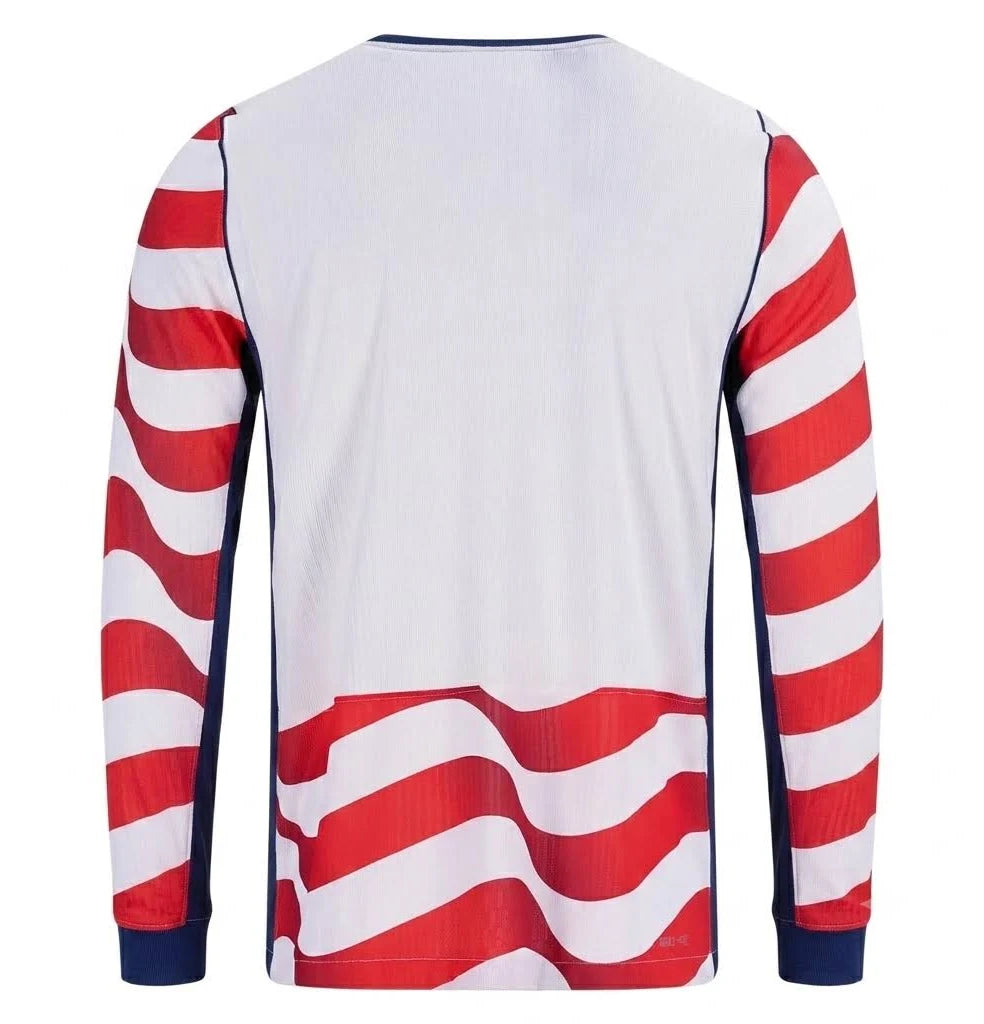 USA National Soccer Team 2026 World Cup Jersey – Long-Sleeve Version