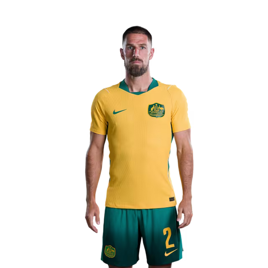 Australia National Soccer Team 2026 FIFA World Cup Jerseys (Player Version and Match Version) – Defenders: #2 Milos DEGENEK,#3 Alessandro CIRCATI, #4 Jacob ITALIANO
