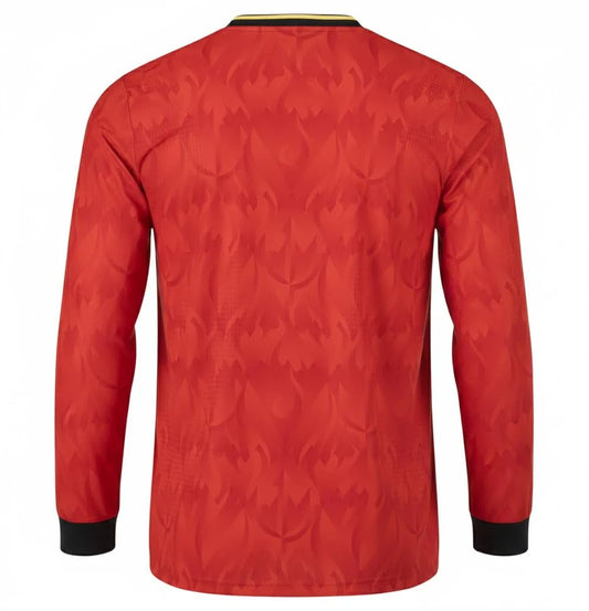 Belgium National Football Team 2026 World Cup Jersey – Long-Sleeve Version/Belgisch nationaal voetbalteam WK 2026 shirt - versie met lange mouwen