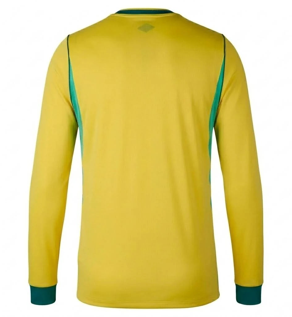 Brazil National Football Team 2026 World Cup Jersey – Long-Sleeve Version/Camisa da Seleção Brasileira de Futebol para a Copa do Mundo de 2026 - Versão Manga Longa