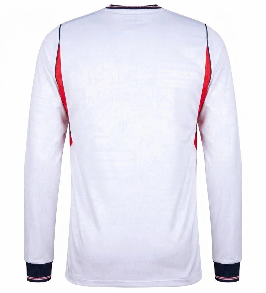 England National Football Team 2026 World Cup Jersey – Long-Sleeve Version