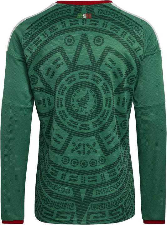Mexico National Football Team 2026 World Cup Jersey – Long-Sleeve Version/Camiseta de la Selección Nacional de Fútbol de México para el Mundial 2026 - Versión de manga larga