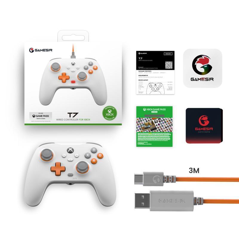 GameSir T7 Wired Entry-Level Controller for Xbox Series X|S, Xbox One & Windows 10/11 – PC Gaming Gamepad with 3.5mm Audio Jack Game Console Smartphone