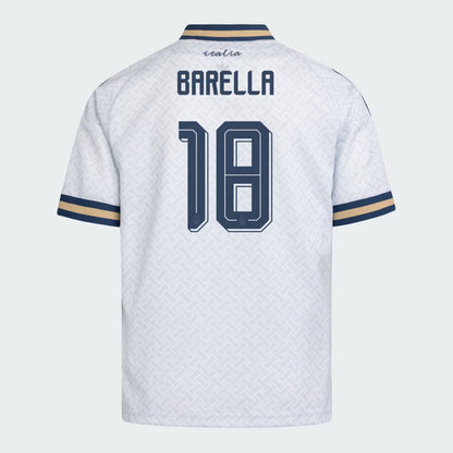2026 World Cup Barella Italy Soccer Jersey Player Version  Match Version - No.18 Home Blue and Away White