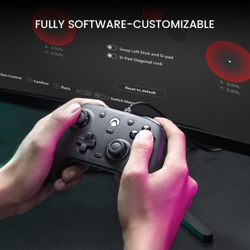 GameSir G7 HE Dual Color Wired Controller, Officially licensed Controller with Hall Effect Sticks for Xbox Series X|S, Xbox One, Windows 10|11, PC Console Smartphone