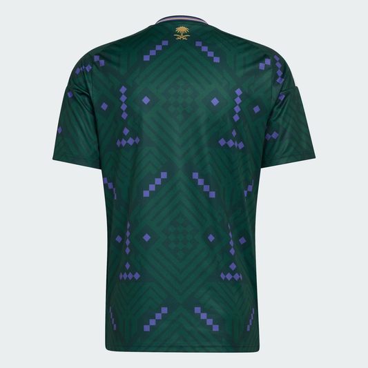2026 World Cup Saudi Arabia Soccer Jersey Player Version  Match Version - Home Green and Away White