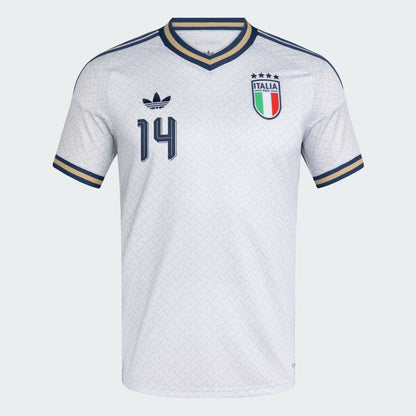 2026 World Cup Chiesa Italy Soccer Jersey Player Version  Match Version - No.14 Home Blue and Away White