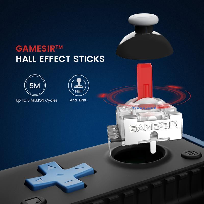 GameSir X2s Bluetooth Mobile Game Wireless Controller for Android and iphone, featuring Hall Effect Sticks & Triggers Console Smartphone