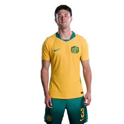 Australia National Soccer Team 2026 FIFA World Cup Jerseys (Player Version and Match Version) – Defenders: #2 Milos DEGENEK,#3 Alessandro CIRCATI, #4 Jacob ITALIANO