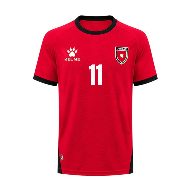 2026 World Cup AL-Naimat Jordan Soccer Jersey Player Version  Match Version - No.11 Home White and Away Red
