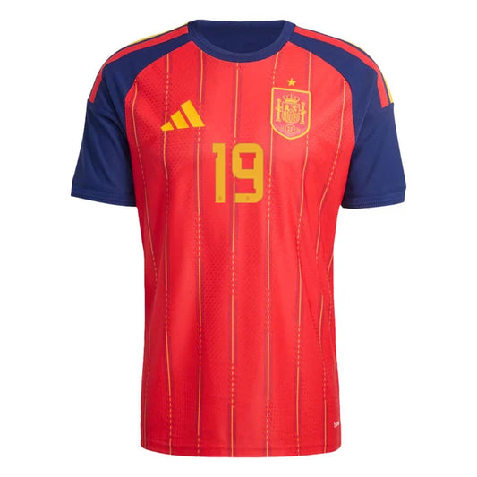 2026 World Cup Lamine Yamal Spain Soccer Jersey Player Version  Match Version - No.19 Home Red and Away White