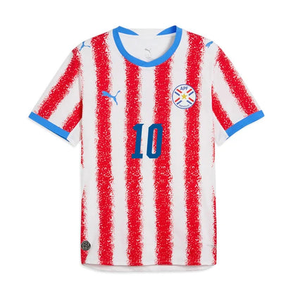 2026 World Cup Almiron Paraguay Soccer Jersey Player Version  Match Version - No.10 Home Red and Away Blue