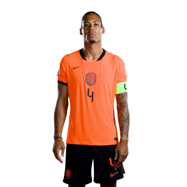 Netherlands National Team 2026 World Cup Jersey (Player Version/Match Version) — Defenders: No. 2 Lutsharel Geertruida, No. 4 Virgil van Dijk, No. 5 Nathan Aké / Verdedigers: nr. 2 Lutsharel Geertruida, nr. 4 Virgil van Dijk, nr. 5 Nathan Ake