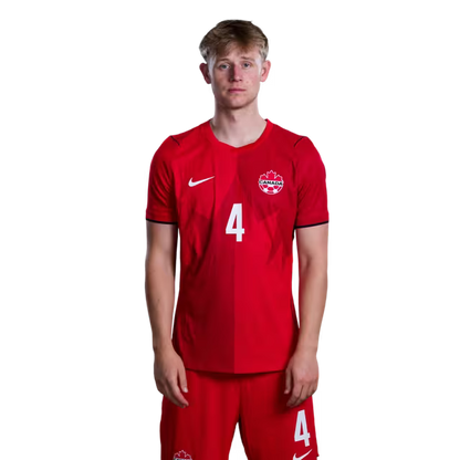 Canada National Soccer Team 2026 FIFA World Cup Jerseys (Player Version and Match Version) – Defenders: #2 Alistair JOHNSTON, #3 Alfie JONES, #4 Luc DE FOUGEROLLES