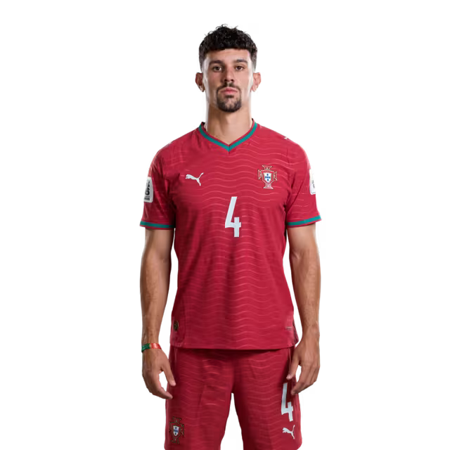 Portugal National Team 2026 World Cup Jersey (Player Version/Match Version) — Defenders: No. 2 Nélson Semedo, No. 3 Rúben Dias, No. 4 Tomás Araújo / Defesas: Nº2 NELSON SEMEDO, Nº3 RUBEN DIAS, Nº4 TOMAS ARAUJO