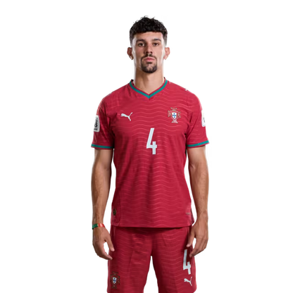 Portugal National Team 2026 World Cup Jersey (Player Version/Match Version) — Defenders: No. 2 Nélson Semedo, No. 3 Rúben Dias, No. 4 Tomás Araújo / Defesas: Nº2 NELSON SEMEDO, Nº3 RUBEN DIAS, Nº4 TOMAS ARAUJO