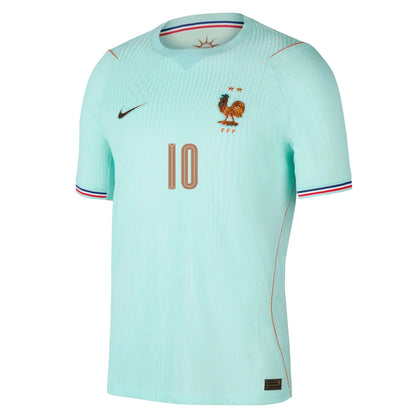 2026 World Cup Mbappe France Soccer Jersey Player Version  Match Version - No.10 Home Royal and Away Green