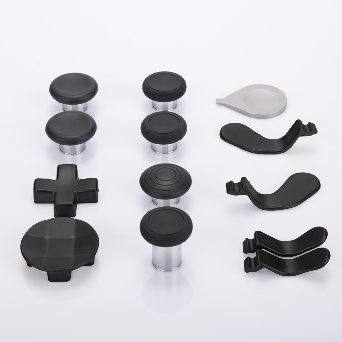 13 in 1 Controller Metal Thumb Sticks for Xbox One Elite Series 2 Controller Accessory Sets, Gaming Accessory Replacement with Metal Mod 6 Swap Joysticks, 4 Paddles, 2 D-Pads, 1 Tool