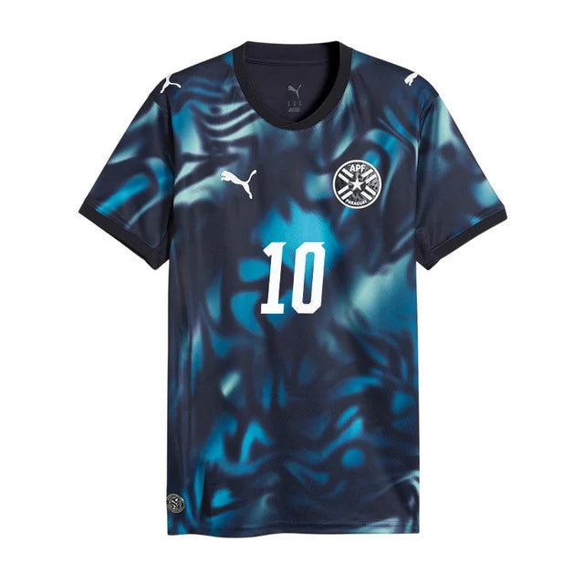 2026 World Cup Almiron Paraguay Soccer Jersey Player Version  Match Version - No.10 Home Red and Away Blue