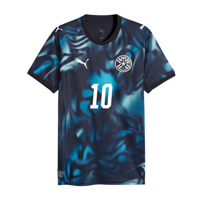 2026 World Cup Almiron Paraguay Soccer Jersey Player Version  Match Version - No.10 Home Red and Away Blue