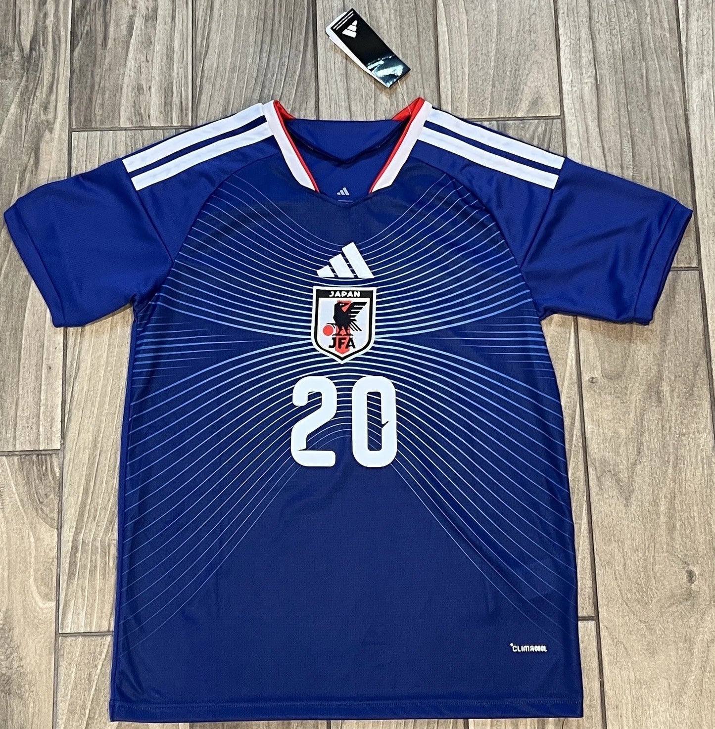 2026 World Cup Kubo Japan Soccer Jersey Player Version  Match Version - No.20 Home Blue and Away White